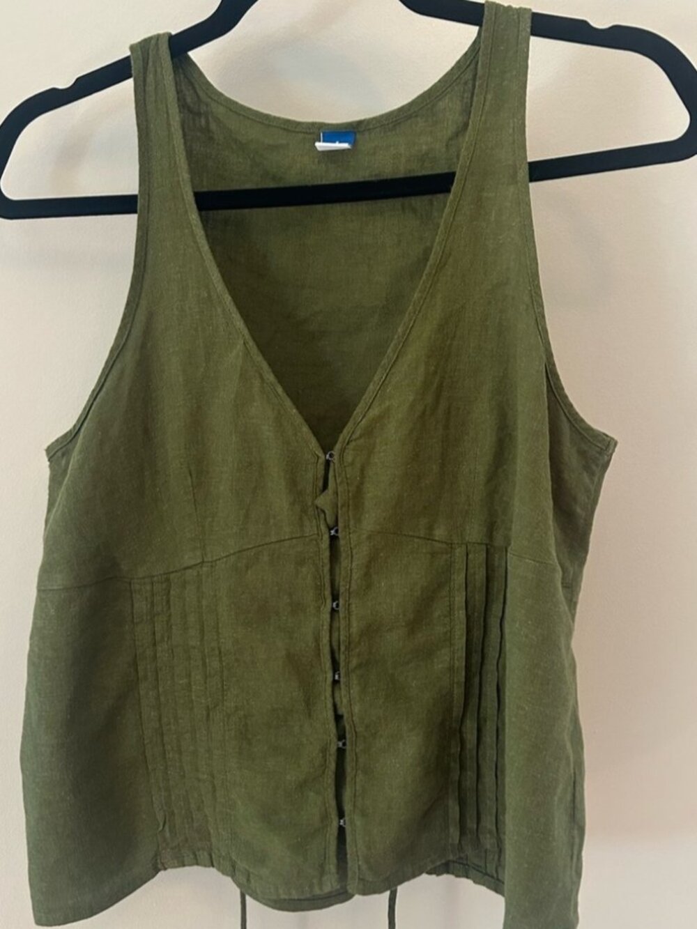 Green tank top